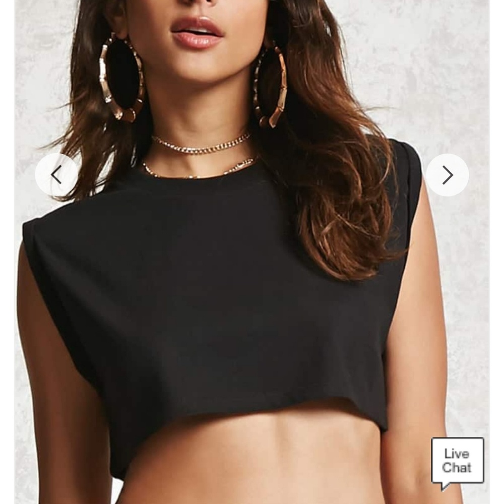 Forever 21 Cropped Muscle Tee